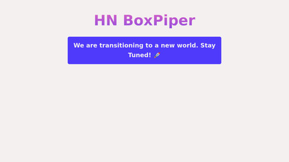 Box Piper Hacker News image