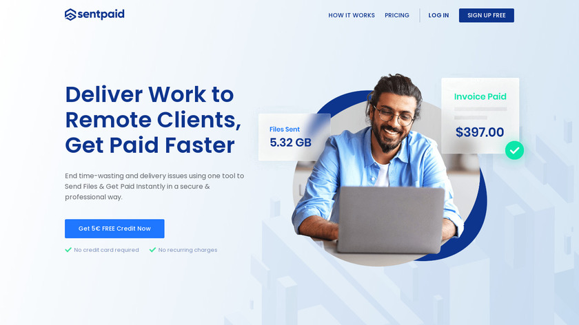 Sentpaid Landing Page