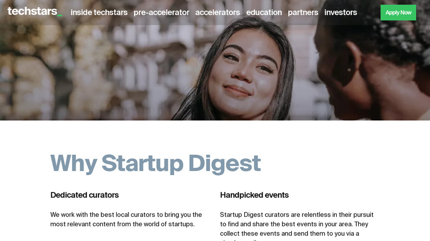 Startup Digest Landing Page