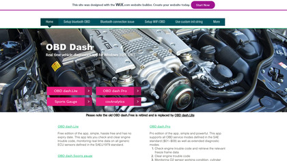 OBD dash image