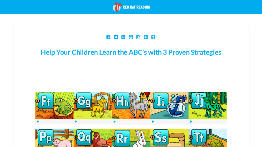 Learn ABC Letters Landing Page