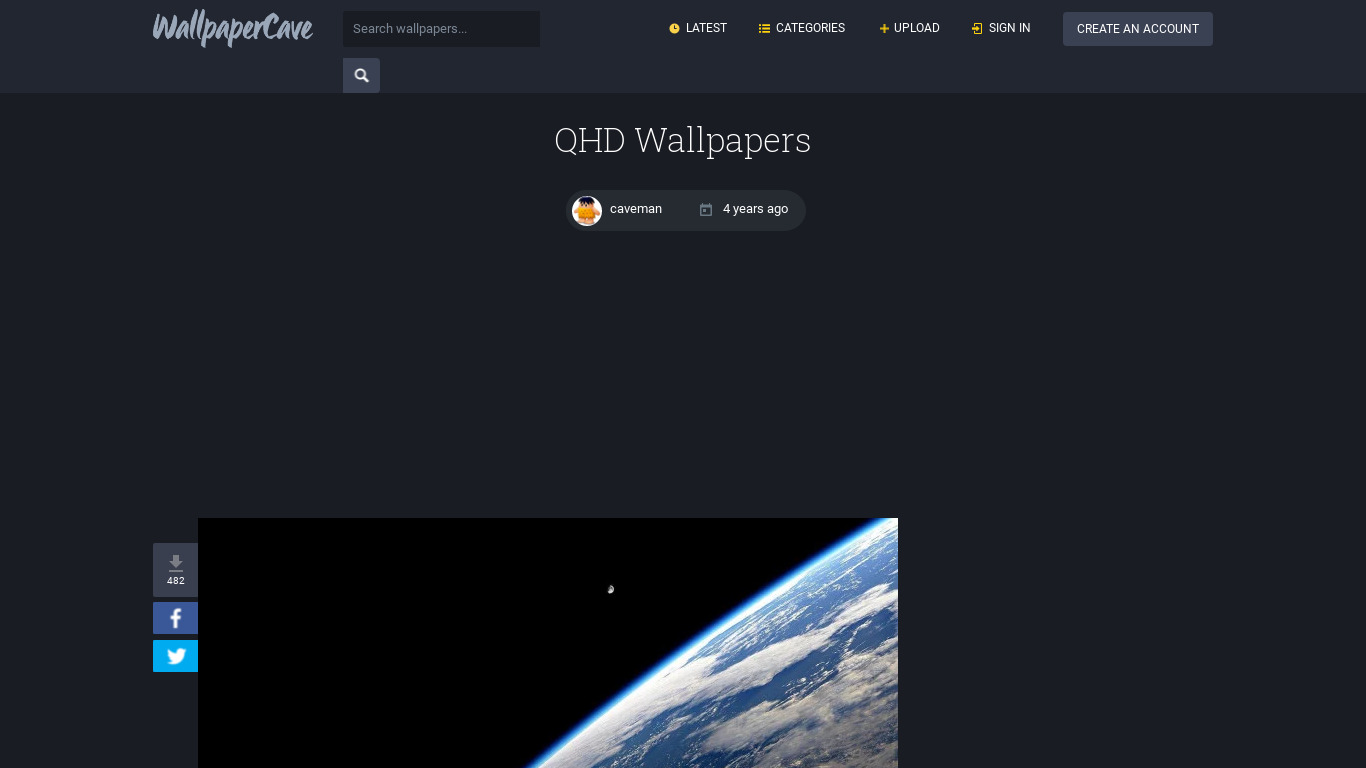 Best Wallpapers QHD Landing page