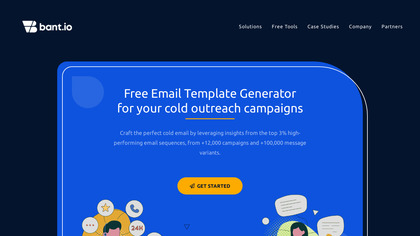 Cold Email Composer by Bant.io image