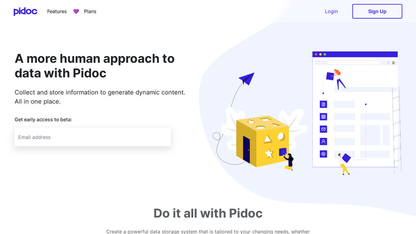 Pidoc Landing Page