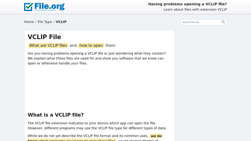 VClip Landing Page