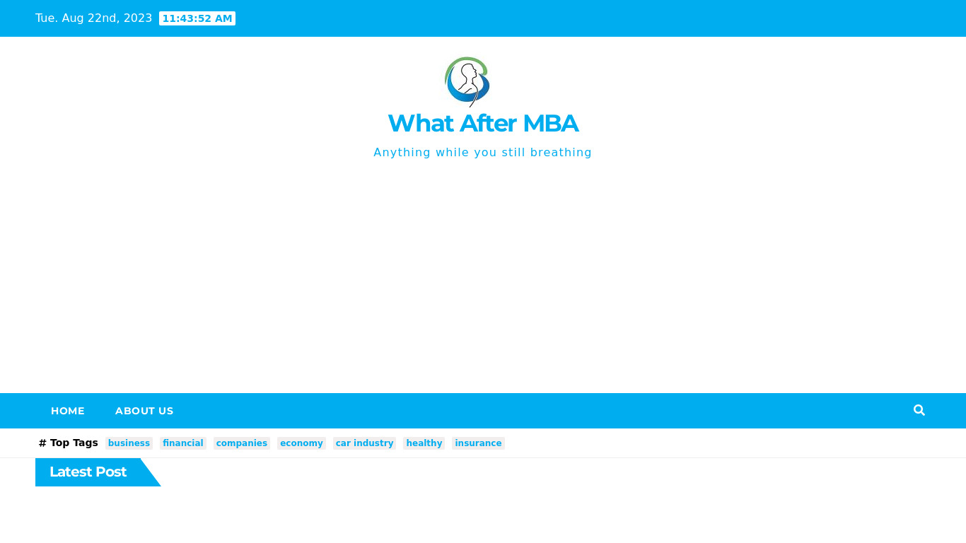 WhatAfterMBA Landing page