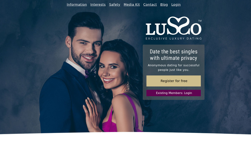 LUSSO Landing Page