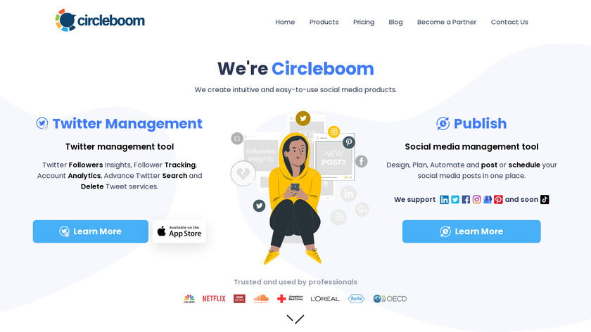 CircleBoom Landing Page