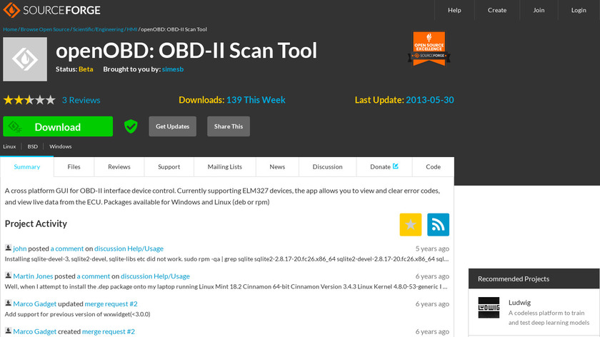 openOBD Landing Page