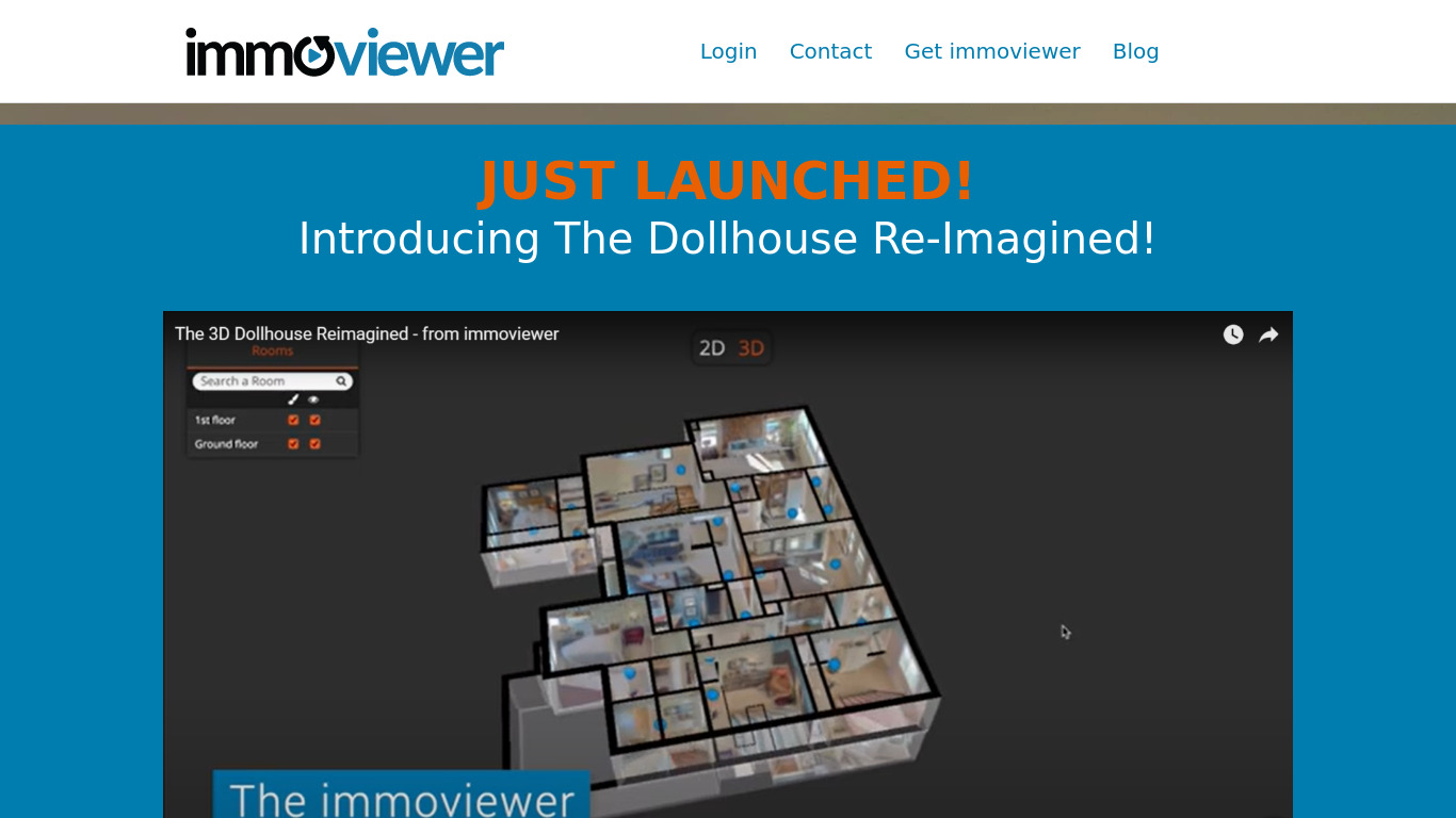 Immoviewer Landing page