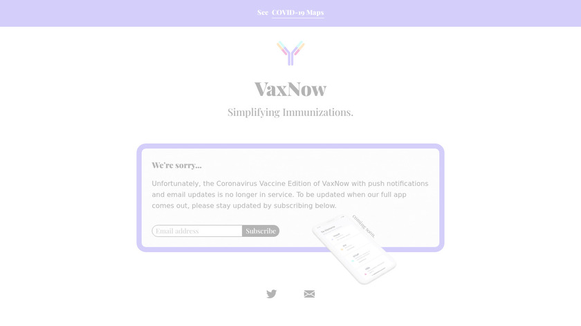 VaxNow Landing Page