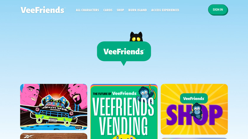 VeeFriends Landing Page