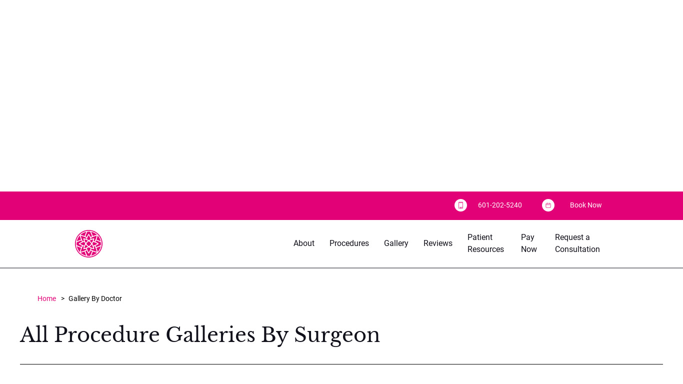 Gallery Doctor Landing page