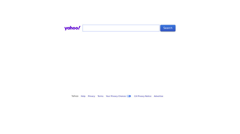 Yahoo Image Search Landing Page