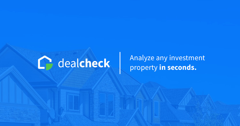 DealCheck.io Landing Page