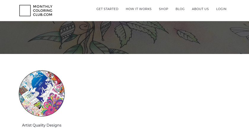 Premium Coloring Book Landing Page