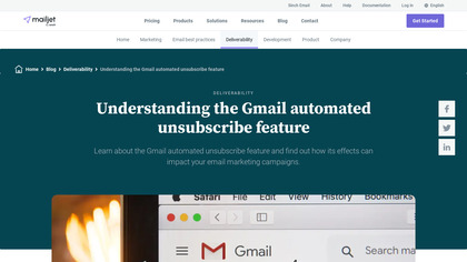 Gmail Unsubscribe image