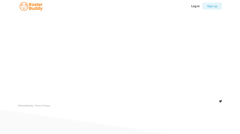 RosterBuddy Landing Page