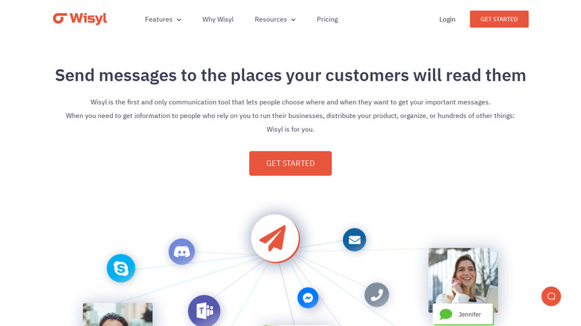Wisyl Landing Page