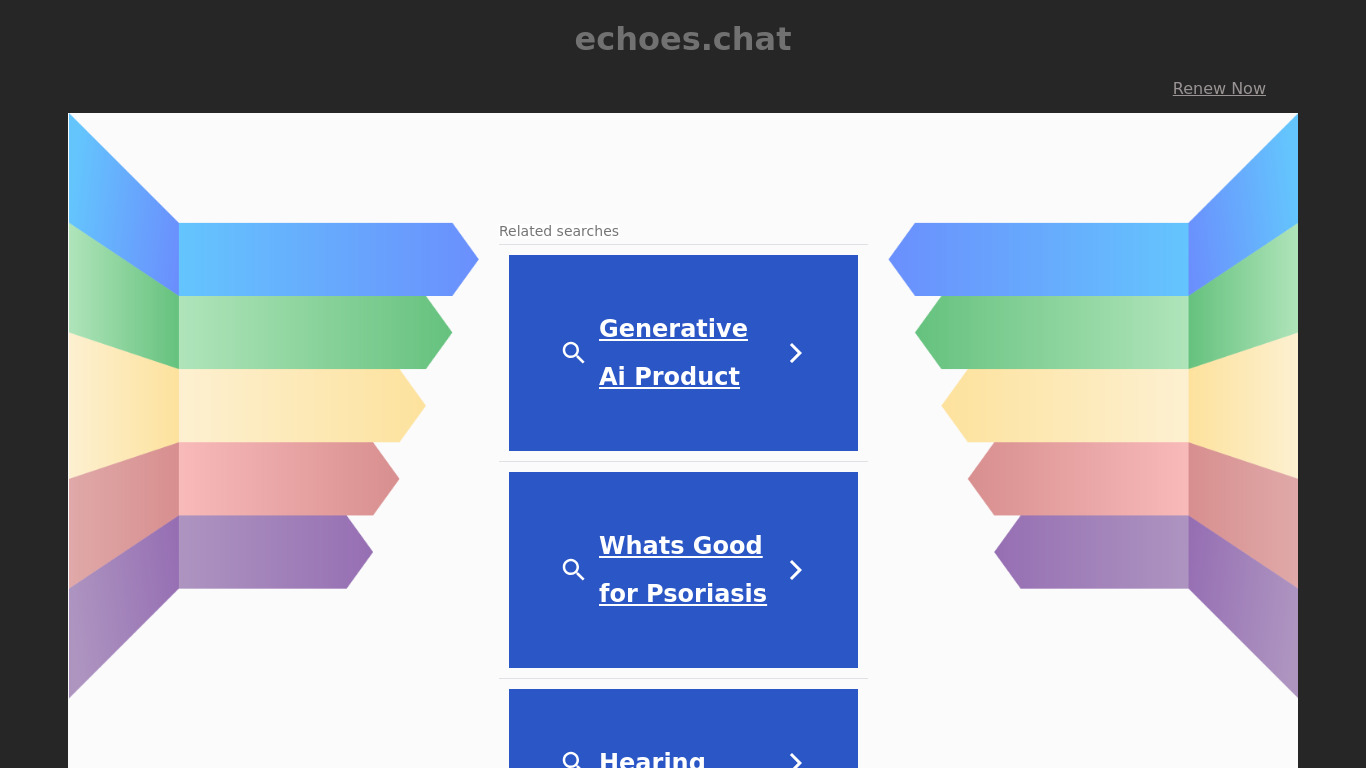 Echoes Landing page