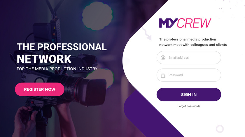 myCrew Landing Page