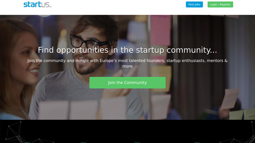 StartUs.cc Landing Page