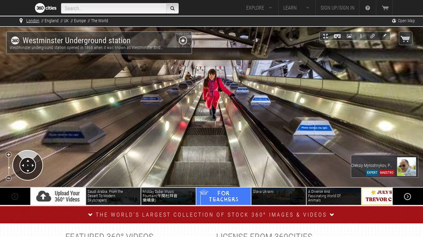 360cities Landing Page