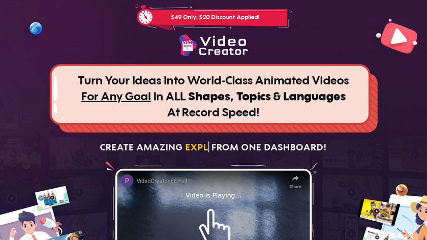 VideoCreator.io Landing Page