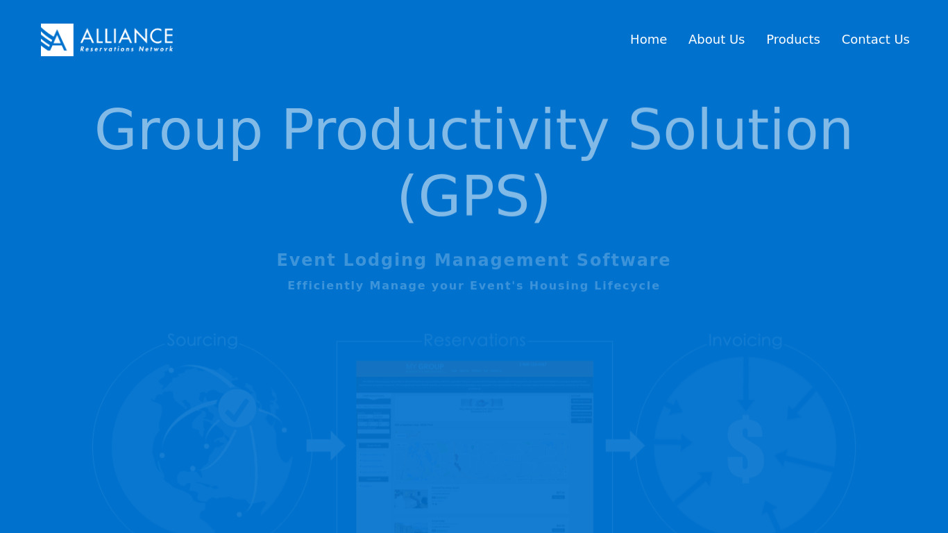 Group Productivity Solution Landing page