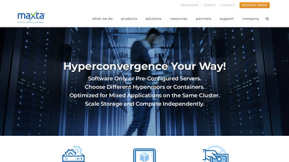 Maxta Hyperconvergence Software image