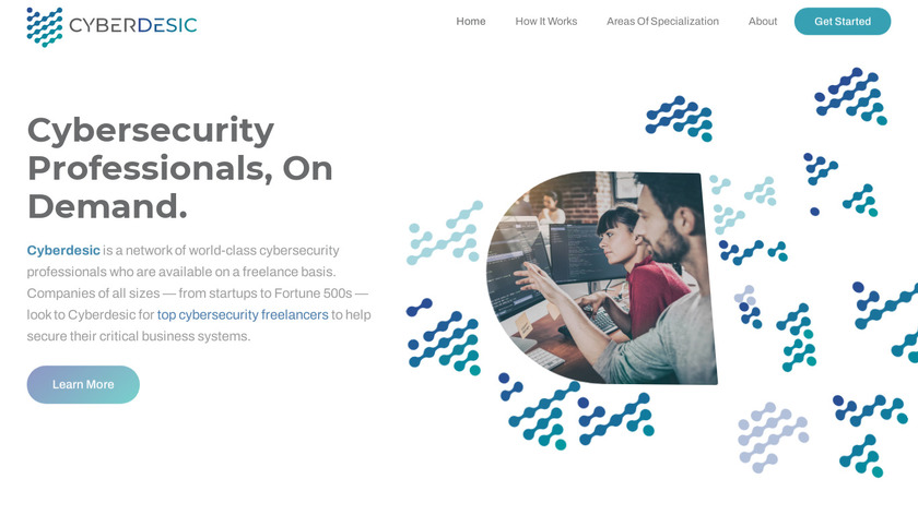 Cyberdesic Landing Page