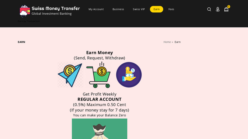 SwissTransfer Landing Page