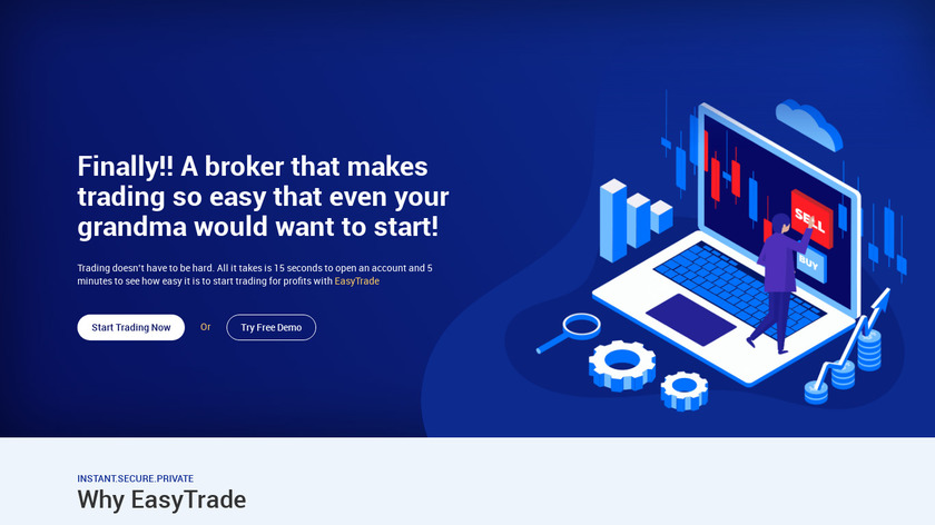 EasyTrade.io Landing Page
