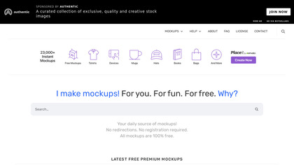 Mockups Design screenshot