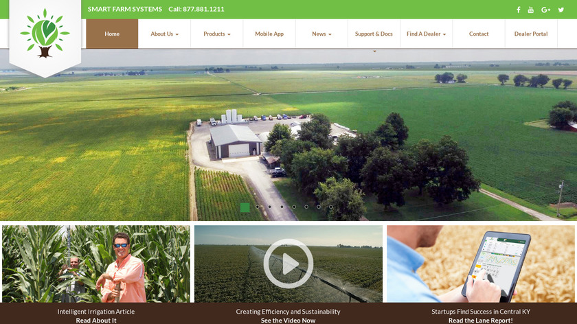 SmartFarm Landing Page