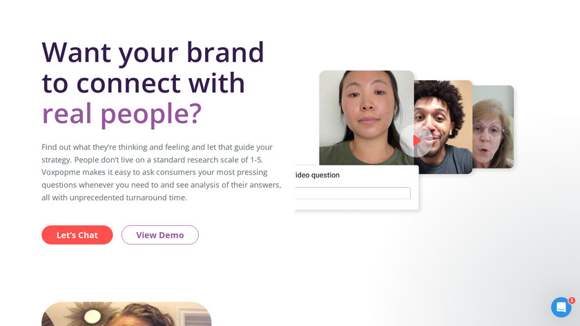 VoxPopMe Landing Page