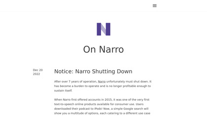 Narro.co image