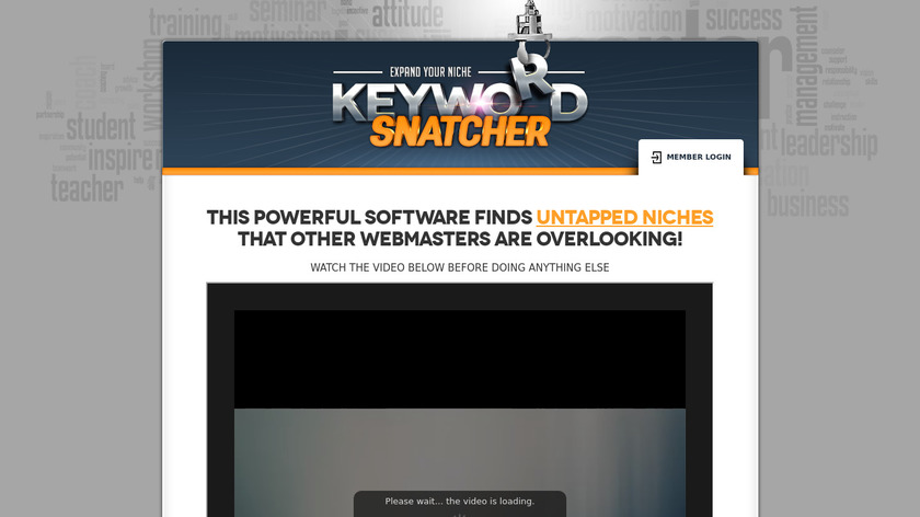 Keyword Snatcher Landing Page