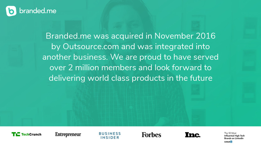 Branded.me.me Landing Page