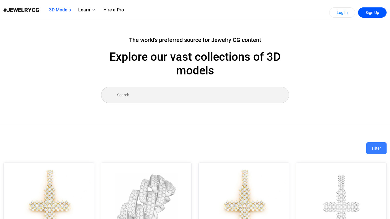 Jewelry CAD Market Landing page
