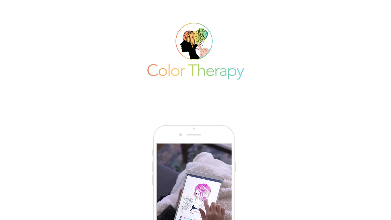 Color Therapy Landing page