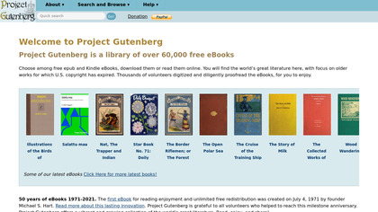 Gutenberg Books screenshot
