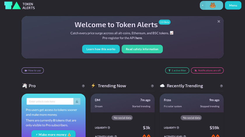 Coins About To Moon Landing Page