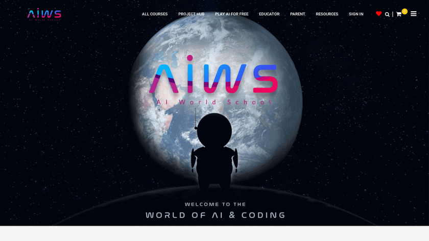 AI World School Landing Page