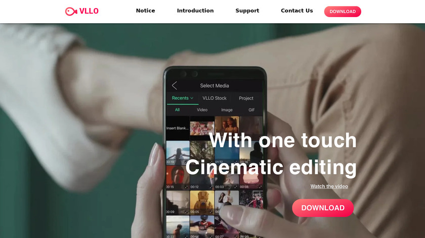 VLLO Landing Page