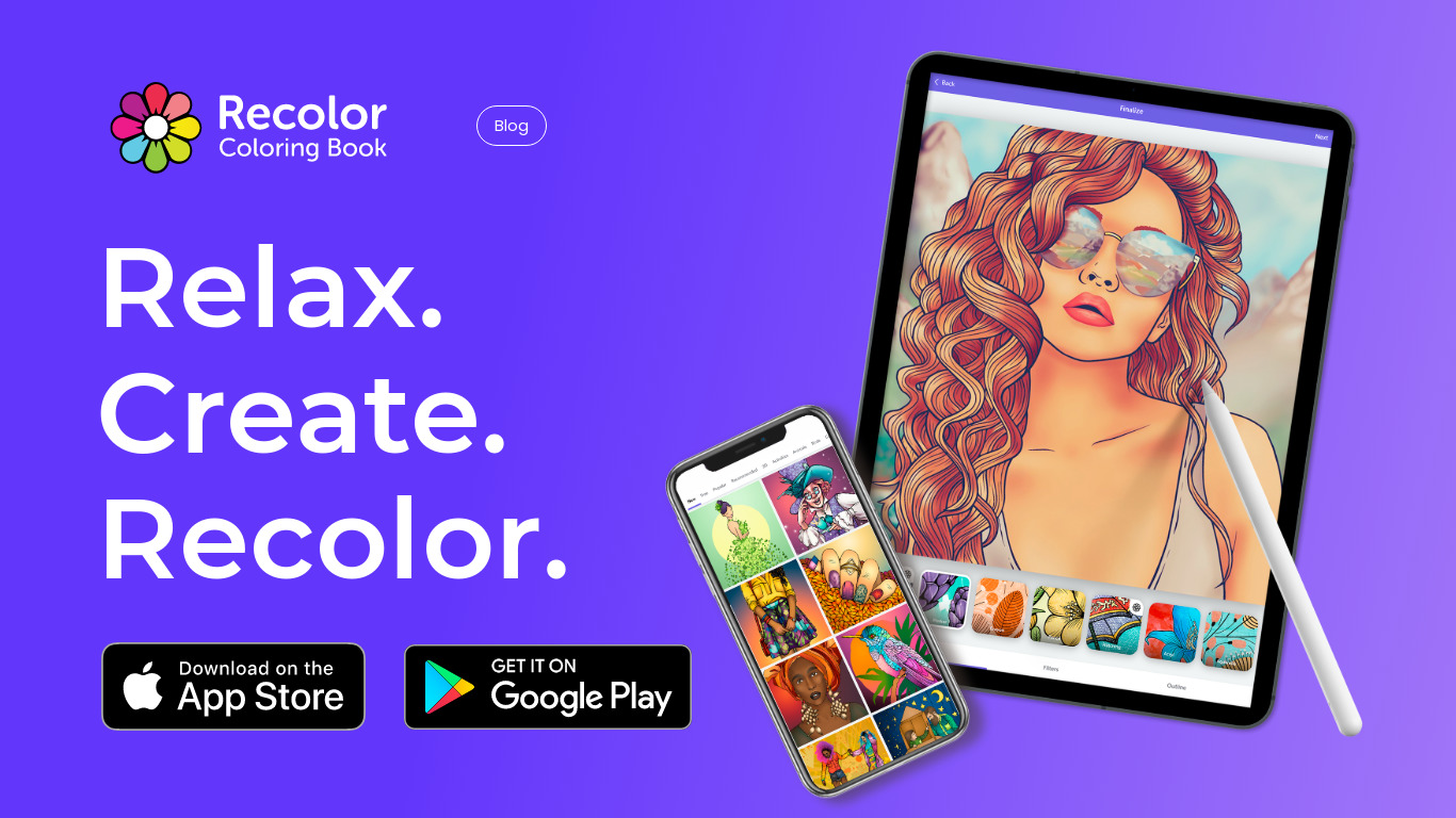 Recolor Landing page