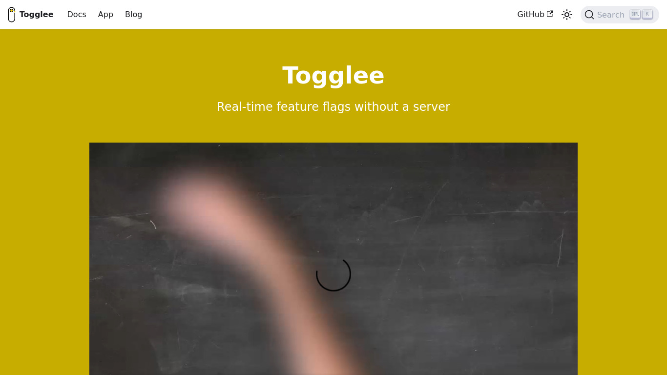 Togglee Landing page