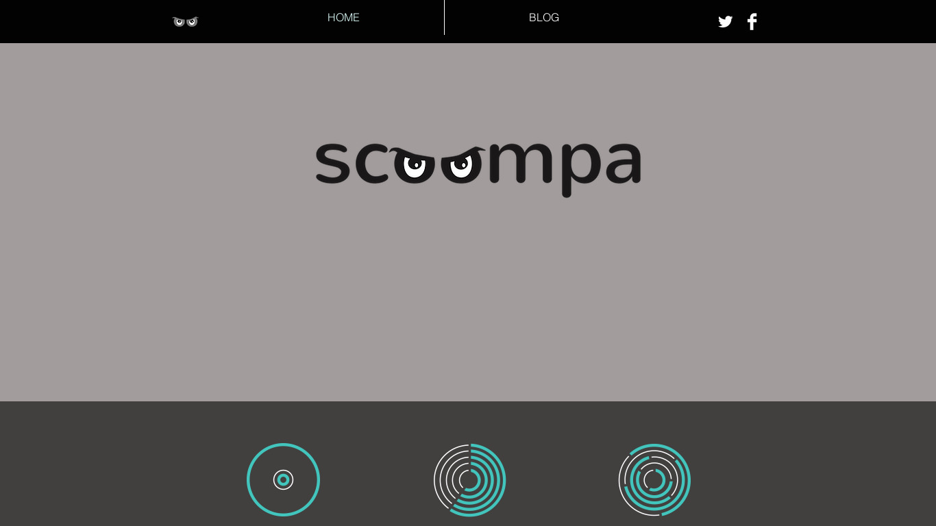 Scoompa Video Landing page