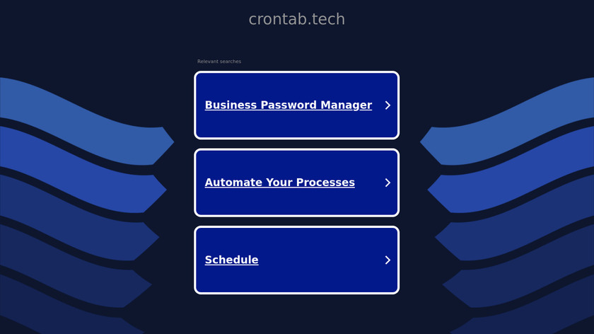 Crontab.tech Landing Page