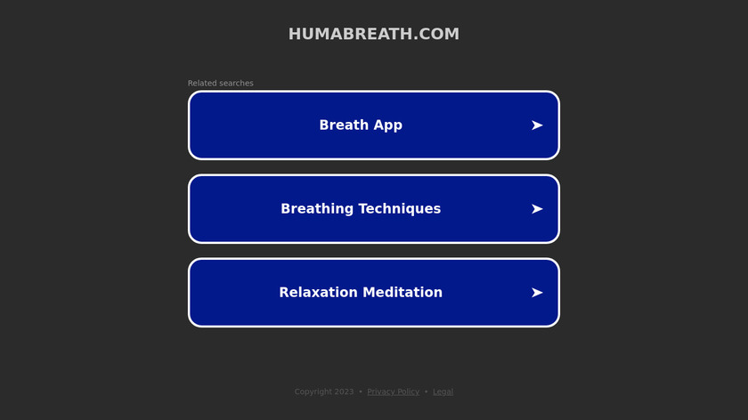 Huma Breath Landing Page